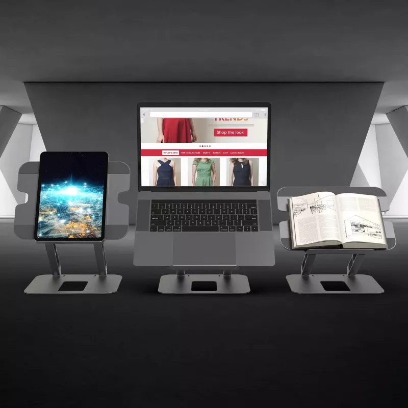 Laptop- & Tablet-Ständer j5create JTS127-N Multi-Angle Aluminium Schwarz Grau