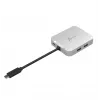 j5create JCD391 4K60 Elite USB-C® PD Multi-Port-Adapter, Silber