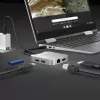 j5create JCD391 4K60 Elite USB-C® PD Multi-Port-Adapter, Silber