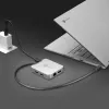 j5create JCD391 4K60 Elite USB-C® PD Multi-Port-Adapter, Silber
