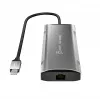 j5create JCD392 4K60 Elite USB-C® 10Gbps Travel Dock, Space Grau