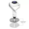 j5create JVCU360 360° Allround-Webcam, 1080p Videoaufnahme-Auflösung, Weiß und Schwarz