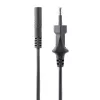 StarTech.com 3 m (10 ft) Laptop-Netzkabel, EU-Stecker auf C7, 2,5 A 250 V, 18 AWG, Laptop-Ersatzkabel, Drucker-Netzkabel, Laptop-Ladekabel, Laptop-Netzteilkabel, Schwarz
