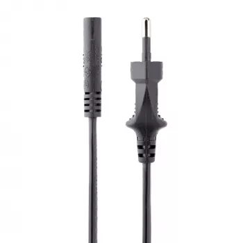 StarTech.com 3 m (10 ft) Laptop-Netzkabel, EU-Stecker auf C7, 2,5 A 250 V, 18 AWG, Laptop-Ersatzkabel, Drucker-Netzkabel, Laptop-Ladekabel, Laptop-Netzteilkabel, Schwarz