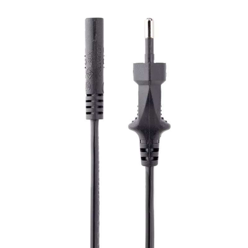 StarTech.com 3 m (10 ft) Laptop-Netzkabel, EU-Stecker auf C7, 2,5 A 250 V, 18 AWG, Laptop-Ersatzkabel, Drucker-Netzkabel, Laptop-Ladekabel, Laptop-Netzteilkabel, Schwarz