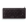 Kompakte Tastatur Cherry G84-4100LCAGB-2 QWERTY 83 Tasten Combi USB/PS/2 Schwarz 1,75 m Kabel