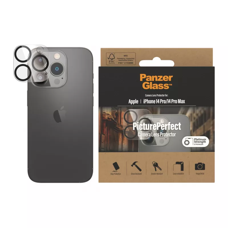 Kamera-Objektivschutz PanzerGlass Apple iPhone 14 Pro 14 Pro Max Kratzfest Stoßfest