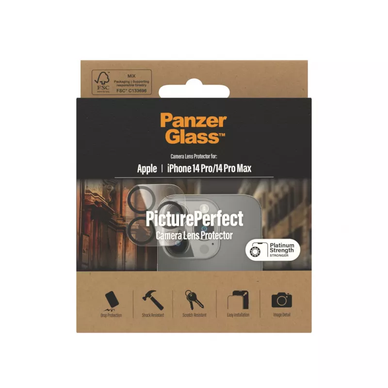 Kamera-Objektivschutz PanzerGlass Apple iPhone 14 Pro 14 Pro Max Kratzfest Stoßfest