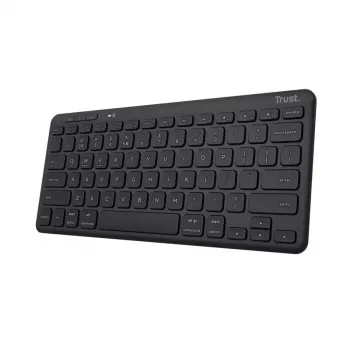 Trust Lyra Tastatur Office USB RF Wireless Bluetooth Deutsch Schwarz Tenkeyless
