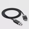 ALOGIC FUDPHD2-SGR Videokabel-Adapter 2 m DisplayPort HDMI Schwarz Grau