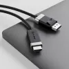 ALOGIC FUDPHD2-SGR Videokabel-Adapter 2 m DisplayPort HDMI Schwarz Grau