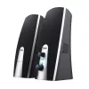 Trust 24660 Lautsprecherset 5 W PC/Laptop Schwarz, Metallic 2.0 Kanäle