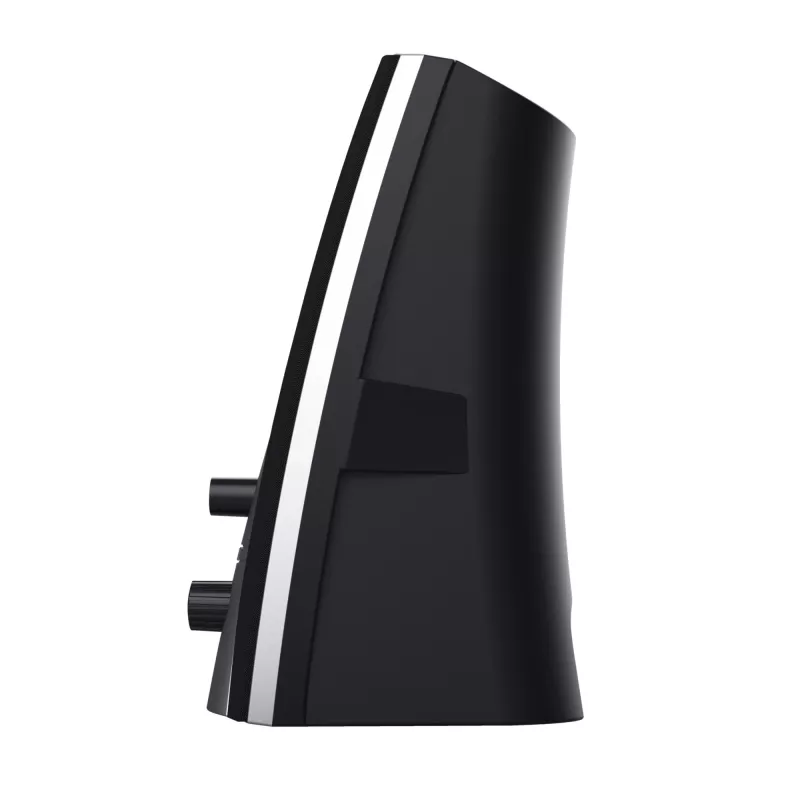 Trust 24660 Lautsprecherset 5 W PC/Laptop Schwarz, Metallic 2.0 Kanäle