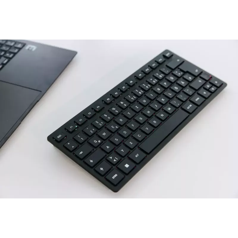 CHERRY KW 9200 MINI Tastatur Universal USB + RF Wireless + Bluetooth QWERTY Nordisch Schwarz