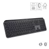 Logitech MX Keys S Tastatur Universal RF Wireless + Bluetooth AZERTY Belgisch Graphite