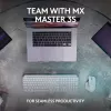 Logitech MX Keys S Tastatur Universal RF Wireless + Bluetooth AZERTY Belgisch Graphite