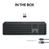 Logitech MX Keys S Tastatur Universal RF Wireless + Bluetooth AZERTY Belgisch Graphite