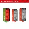 Displex Displayschutzfolie + Hülle für Apple iPhone 15 Plus, Eco-Montagerahmen, kratzfest