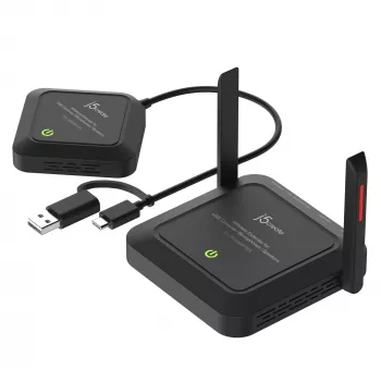 j5create JVW120 Wireless Extender für USB™ Kameras / Mikrofone / Lautsprecher, Schwarz