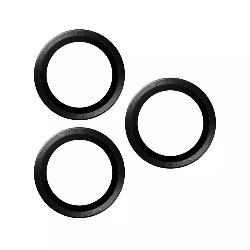 PanzerGlass® Hoops® Metal Camera Lens Protector Schwarz iPhone 15 Pro | 15 Pro Max