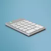R-Go Tools Ziffernblock R-Go Numpad Break, ergonomischer Ziffernblock mit Break-Software, Bluetooth, Weiß