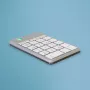 R-Go Tools Ziffernblock R-Go Numpad Break, ergonomischer Ziffernblock mit Break-Software, Bluetooth, Weiß