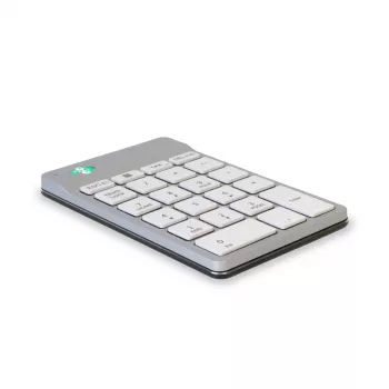 R-Go Tools Ziffernblock R-Go Numpad Break, ergonomischer Ziffernblock mit Break-Software, Bluetooth, Weiß