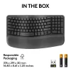 Logitech Wave Keys for Business Ergonomische Tastatur Full-Size Kabellos