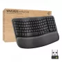Logitech Wave Keys for Business Ergonomische Tastatur Full-Size Kabellos