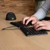 R-Go Tools Ergonomische Tastatur R-Go Split Break mit Break-Software, ergonomische geteilte Tastatur, QWERTZ (DE), Bluetooth, schwarz