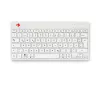 R-Go Tools Ergonomische Tastatur R-Go Compact Break, kompakte Tastatur mit Pausen-Software, QWERTZ (DE), Bluetooth, weiß