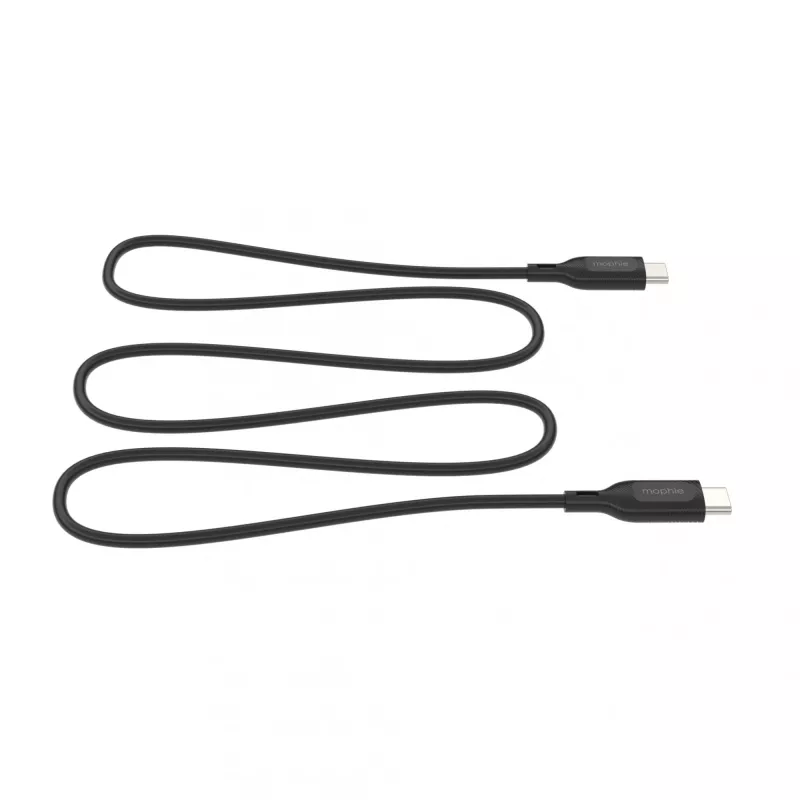 USB-C-auf-USB-C-Ladekabel 1 m — Zagg International mophie essentials, USB 2.0, Schwarz