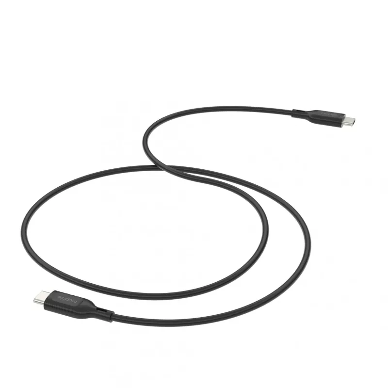USB-C-auf-USB-C-Ladekabel 1 m — Zagg International mophie essentials, USB 2.0, Schwarz