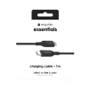 USB-C-auf-USB-C-Ladekabel 1 m — Zagg International mophie essentials, USB 2.0, Schwarz