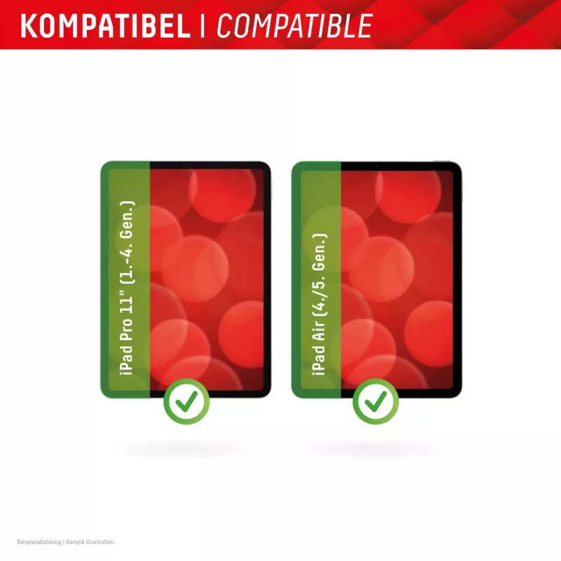 Displex TABLET PAPERSENSE für iPad Pro 11'' (1./2./3./4. Gen.)/Air (4./5. Gen.), abnehmbare Schreib- oder Zeichenfolie mit Paper Feeling