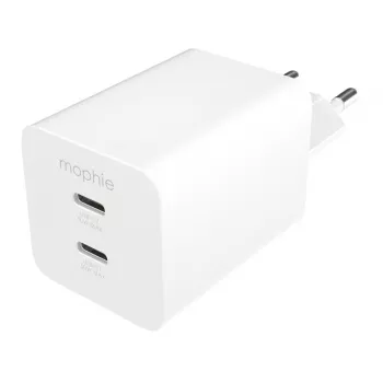 Netzteil Zagg 50W 2x USB-C Weiß — Zagg mophie essentials