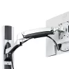 StarTech.com Wandmontage-Workstation, VESA-Halterung für 32-Zoll-Monitore (22 lb/10 kg), voll bewegliche Einzelmonitorhalterung und Tastaturablage mit Desktop-Computer/PC-Halterung, Stehpult