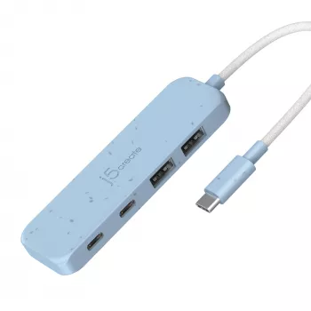 j5create Umweltfreundlicher USB-C zu 4-Port Type-C und Type-A Gen 2 Hub