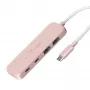 USB-C Hub j5create JCH342ER-N 4-Port Type-C Type-A Gen 2 10000 Mbit/s Rose