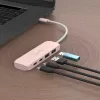USB-C Hub j5create JCH342ER-N 4-Port Type-C Type-A Gen 2 10000 Mbit/s Rose