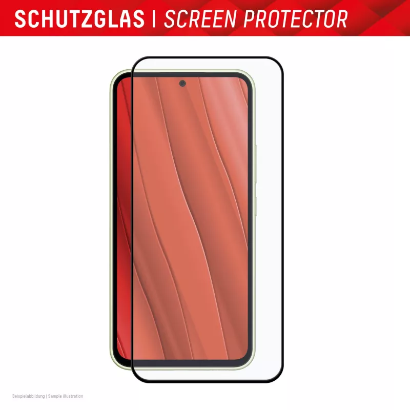 Displex Full Cover Screen Protector (10H) für Samsung Galaxy A35/A55 5G, Eco-Montagerahmen, Full Cover