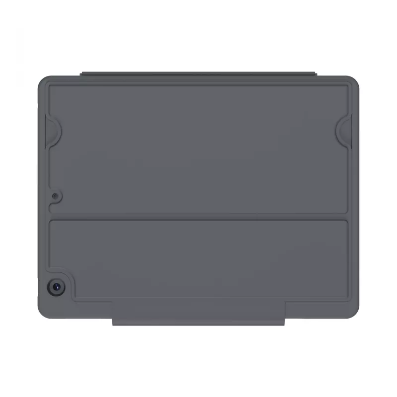 ASTAR DEQSTER Smart Rugged Touch Plus Tastatur 10,2 Zoll — QWERTZ Deutsch, mechanische Schalter, Smart Connector-Docking, Grau