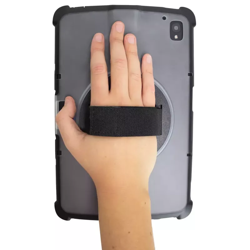 Tablet-Hülle Gamber-Johnson InfoCase FM-SNP-ET4X8-RHS für Zebra ET40/ET45 20,3 cm (8 Zoll) Hülle schwarz transparent