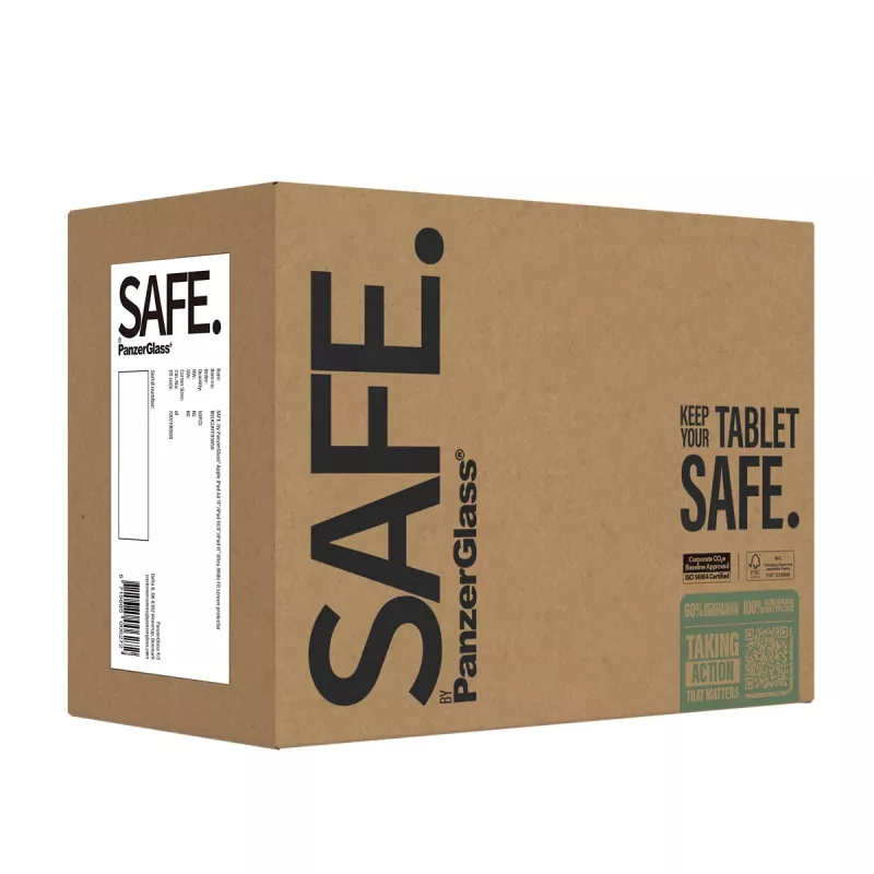 PanzerGlass SAFE. by ® Displayschutzfolie iPad Air 11'' (2024-2026) | iPad 11 Zoll (2025-2026) | iPad 10.9'' (2022) | Ultra-Wide Fit | Bulk