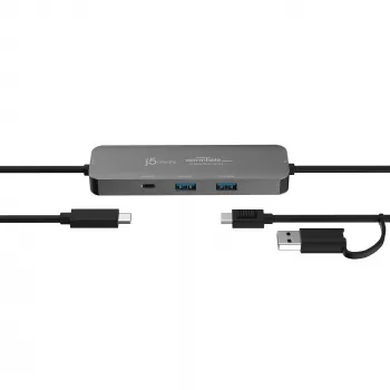 j5create JCH462 Wormhole Switch™ Display Sharing Hub, Schwarz