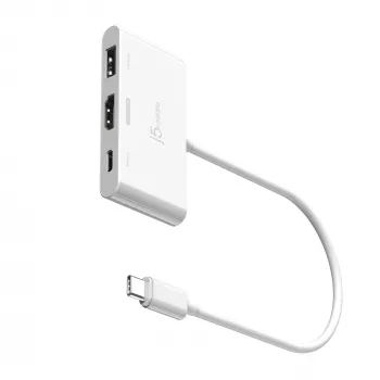 j5create JCA399 USB-C® auf HDMI™ 4K144Hz & USB™ 3.2 mit Power Delivery 100W, Schwarz