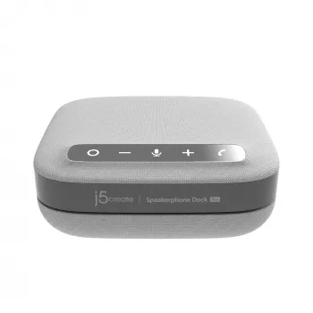 j5create JCDS337 USB-C® Dual 4K Speakerphone Dock Pro, Schwarz