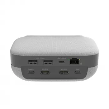 j5create JCDS337 USB-C® Dual 4K Speakerphone Dock Pro, Schwarz