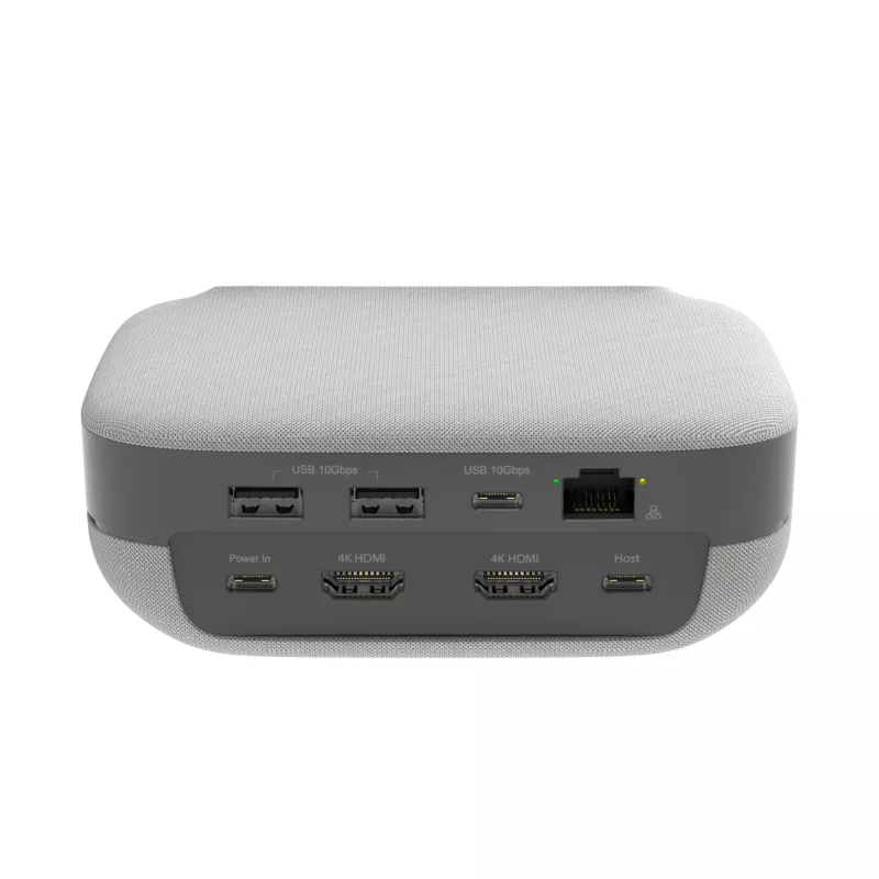 j5create JCDS337 USB-C® Dual 4K Speakerphone Dock Pro, Schwarz