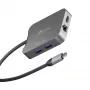 j5create JCD3191 4K60 Elite USB-C® Travel Adapter, Schwarz